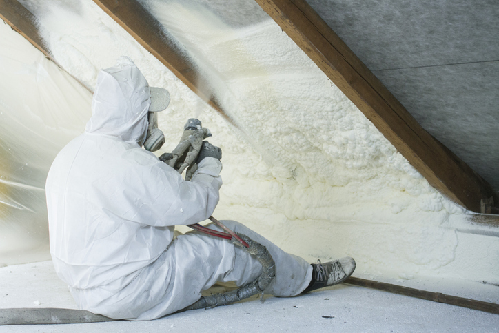 spray foam attic insulation